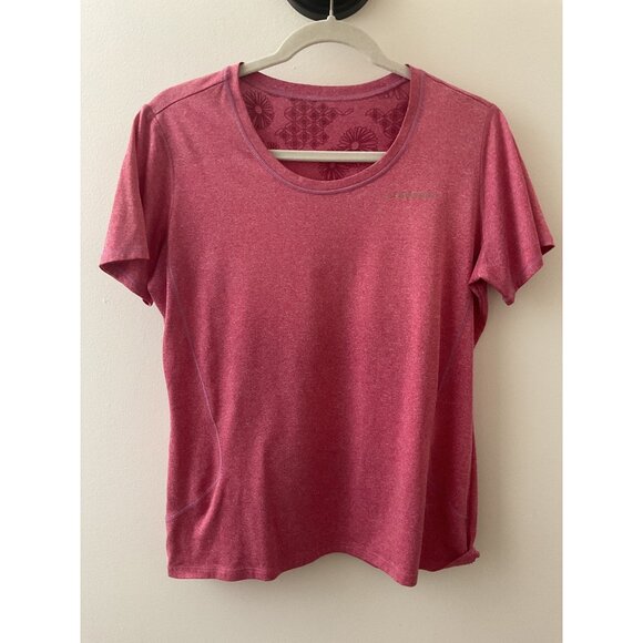 Brooks Running Athleisure Womens Pink Raspberry Short Sleeve Shirt (no size) M/L - Picture 1 of 2